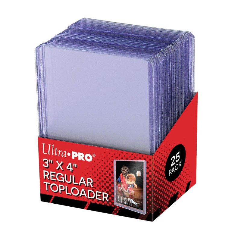 UP - 3" x 4" Clear Regular Toploader (25 Stück) | Schutzhüllen für Sammelkarten