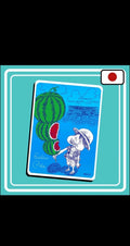 ONE PIECE Metakira Watermelon Luffy Metal Card – Oda Signature Edition |
