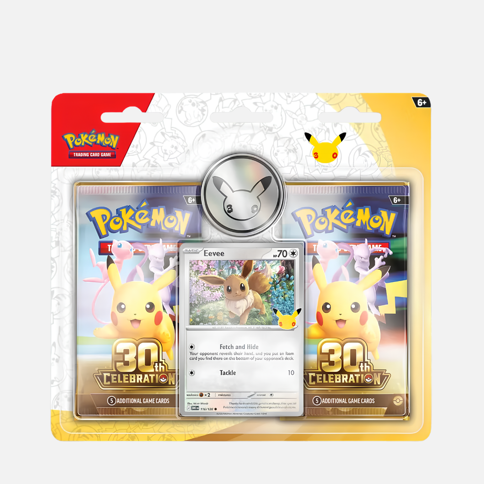Pokémon 30th Celebration 2-Pack Blister Evoli – Englisch