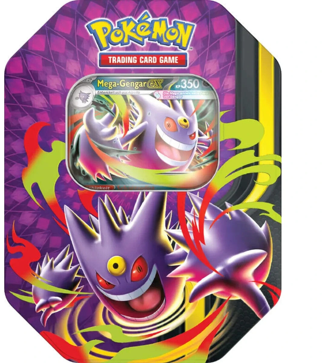 Pokémon Mega Mondschein Tin Box – Mega Gengar-ex – Deutsch