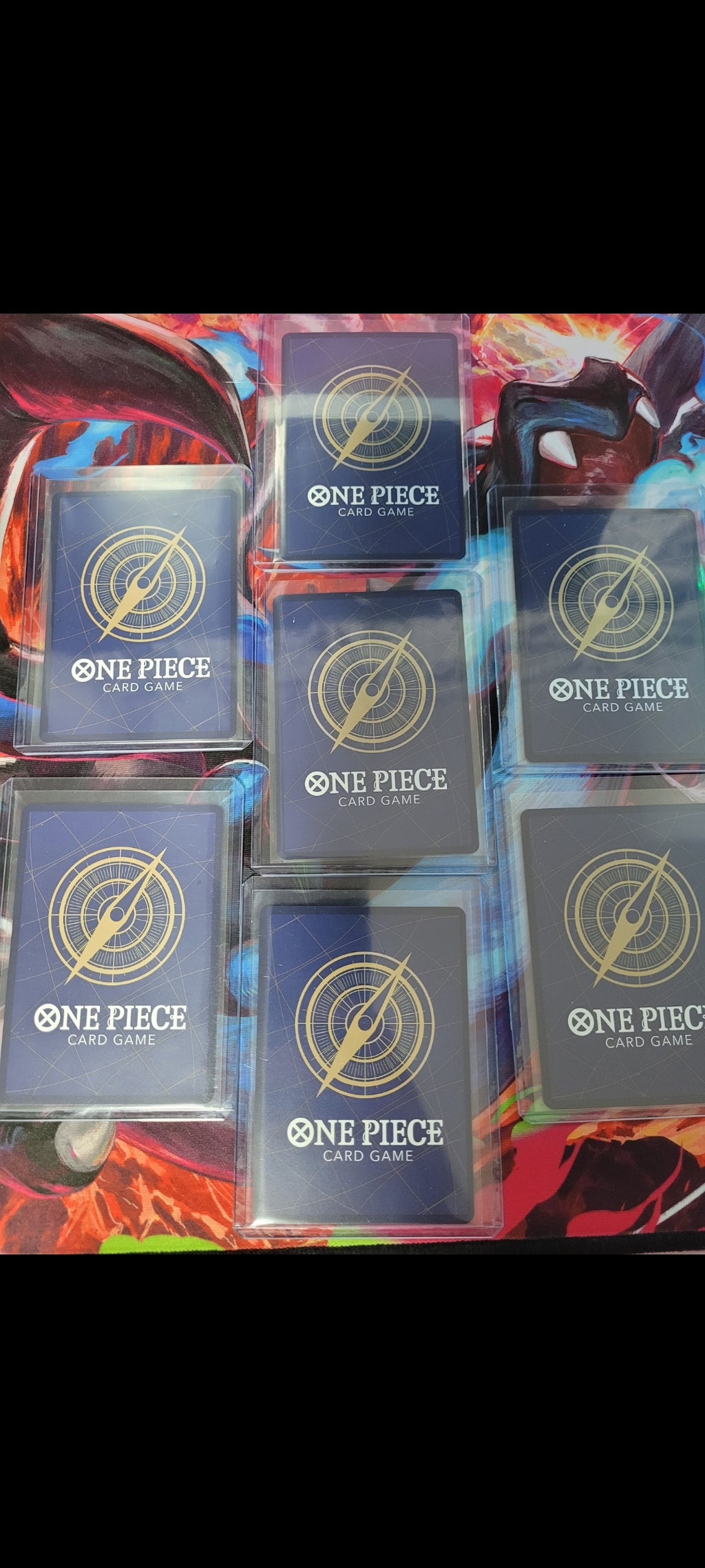 One Piece 4th Anniversary Four Emperors Treasure Hunt – 7 Karten Komplettset