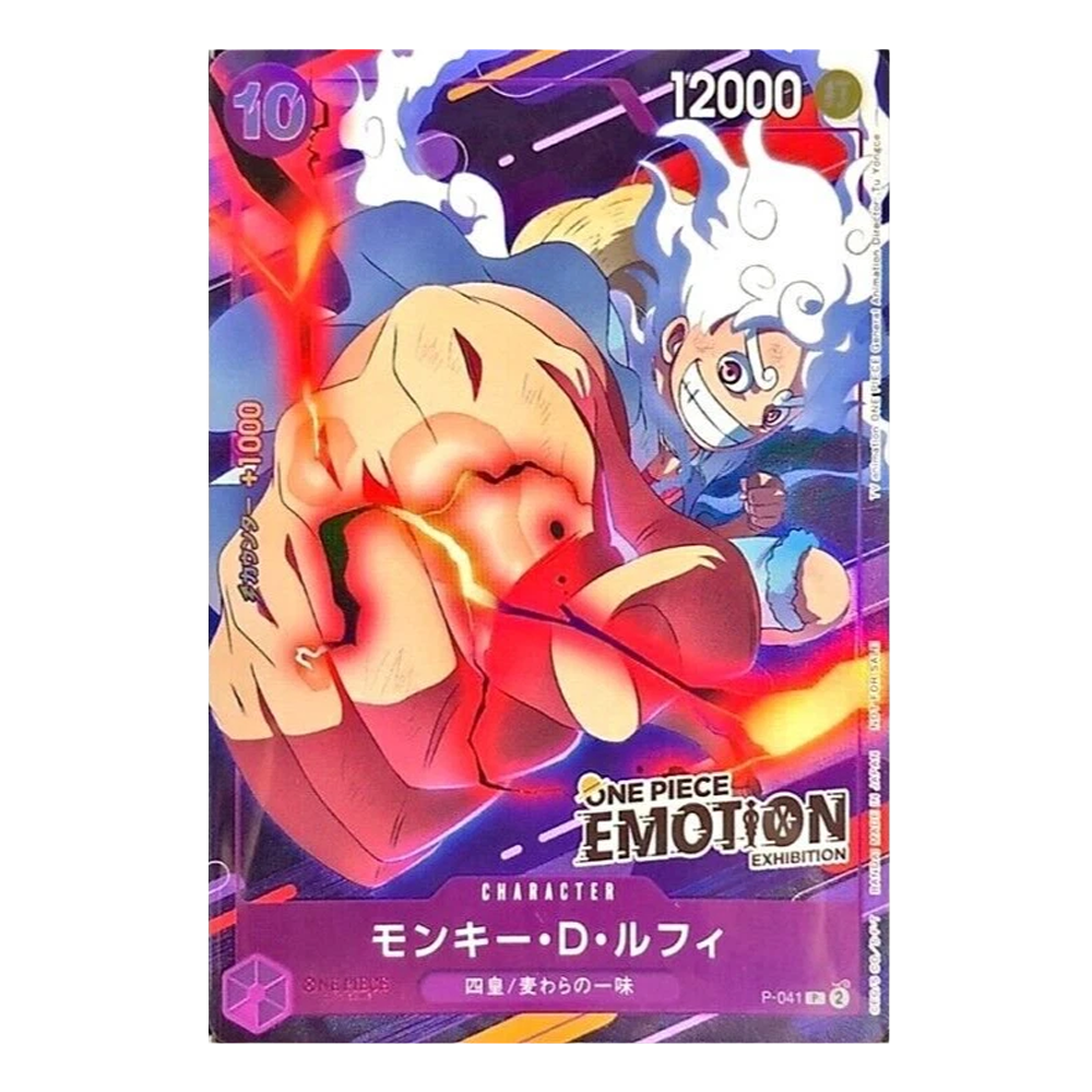 Monkey D. Luffy (P-041) V.5 Promo (Japanisch) – Sealed Einzelkarte | One Piece Card Game
