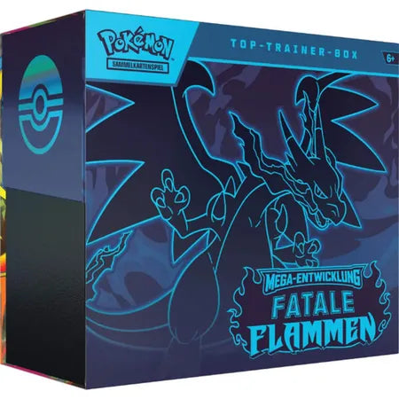 Pokémon Top-Trainer-Box Mega-Entwicklung – Fatale Flammen – Deutsch