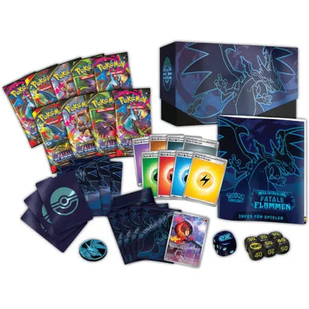 Pokémon Top-Trainer-Box Mega-Entwicklung – Fatale Flammen – Deutsch
