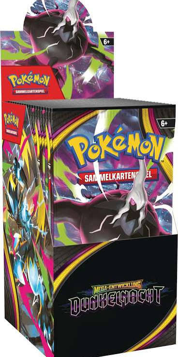 Pokémon Karmesin & Purpur – Mega-Entwicklung: Dunkelnacht 18er Booster Display (DE) | Original & OVP