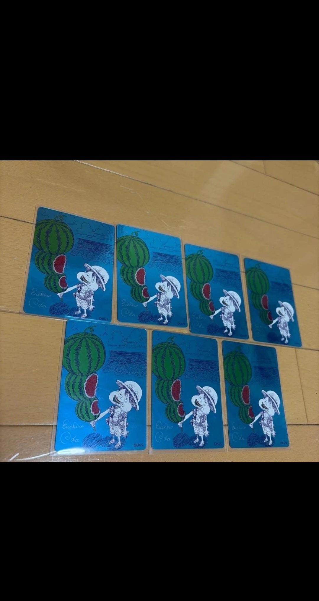 ONE PIECE Metakira Watermelon Luffy Metal Card – Oda Signature Edition |
